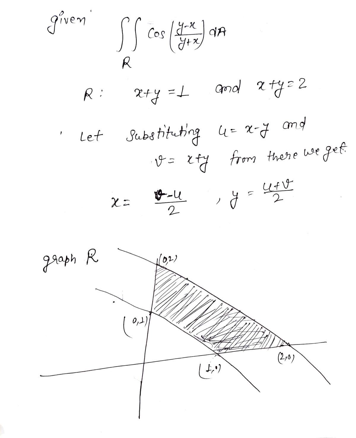 Advanced Math homework question answer, step 1, image 1